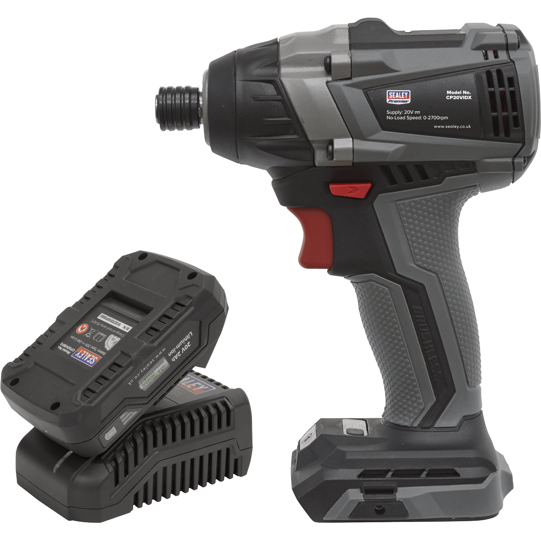 Sealey CP20VIDX 20v Cordless Brushless Impact Driver 1 x 2ah Li-ion Charger Bag Price Comparisons | Compare The Build