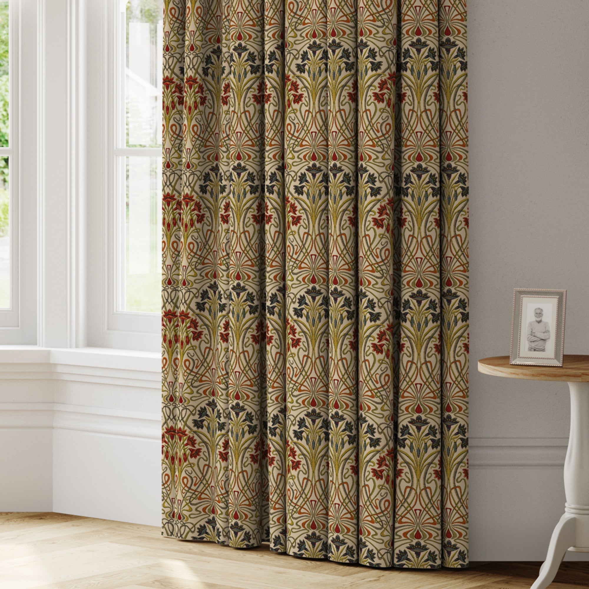 Lucetta Made to Measure Curtains Yellow/Red/Black Price Comparisons | Compare The Build
