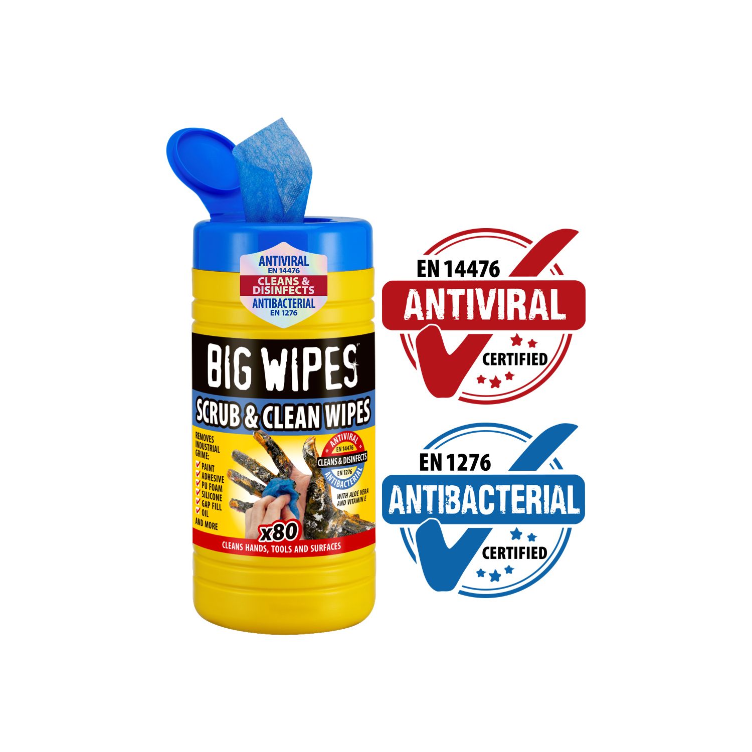 Big Wipes Scrub & Clean Unscented Wipes, Pack Of 80 Price Comparisons | Compare The Build