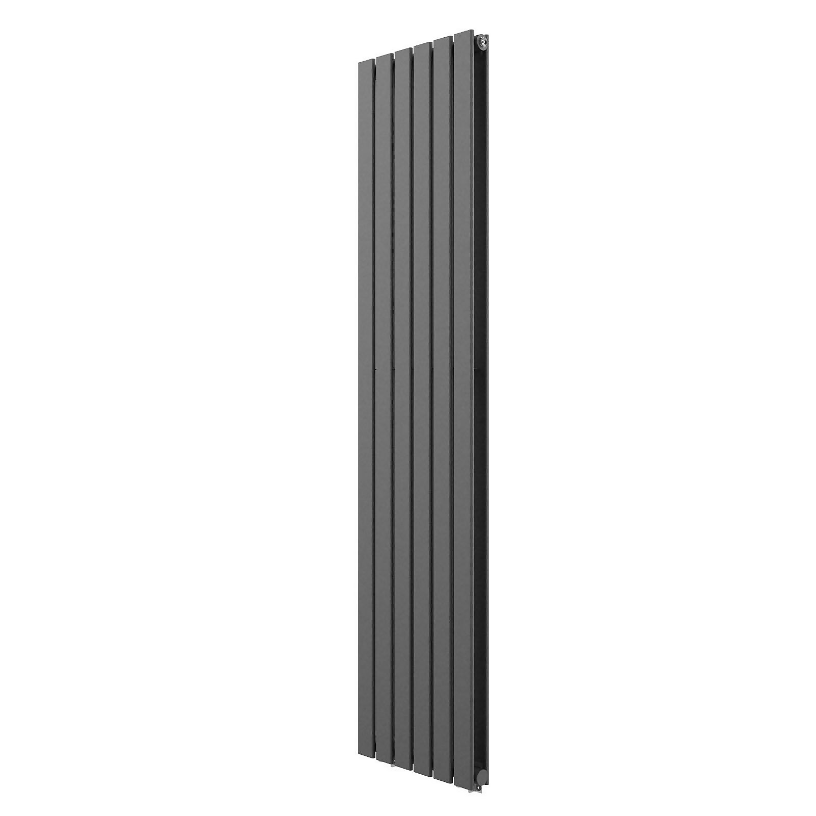 VURTU1 Vertical Double Panel Radiator 1800mm x 410mm - Anthracite Price Comparisons | Compare The Build