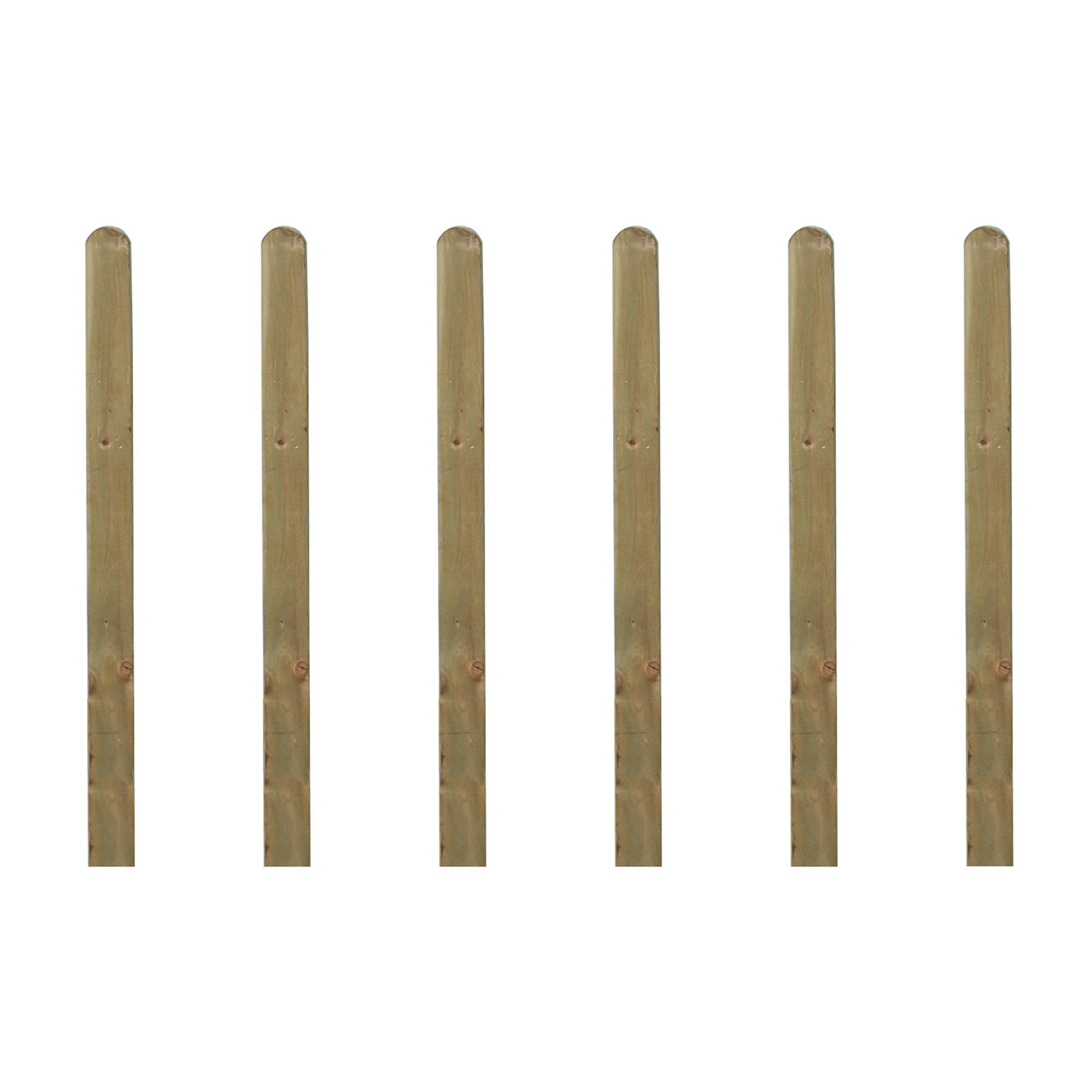 Grange Pine Palisade Post (H)1.5M (W)70mm, Pack Of 6 Price Comparisons | Compare The Build