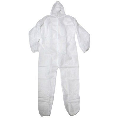 Diall White Disposable Coverall Large Price Comparisons | Compare The Build