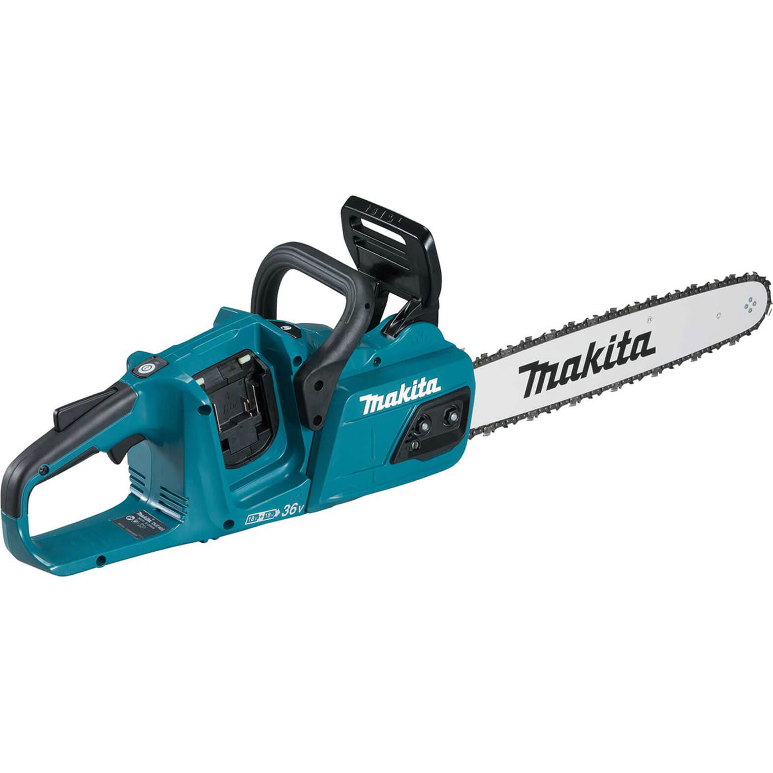 Makita DUC355 18v LXT Cordless Brushless Chainsaw 350mm No Batteries No Charger Price Comparisons | Compare The Build