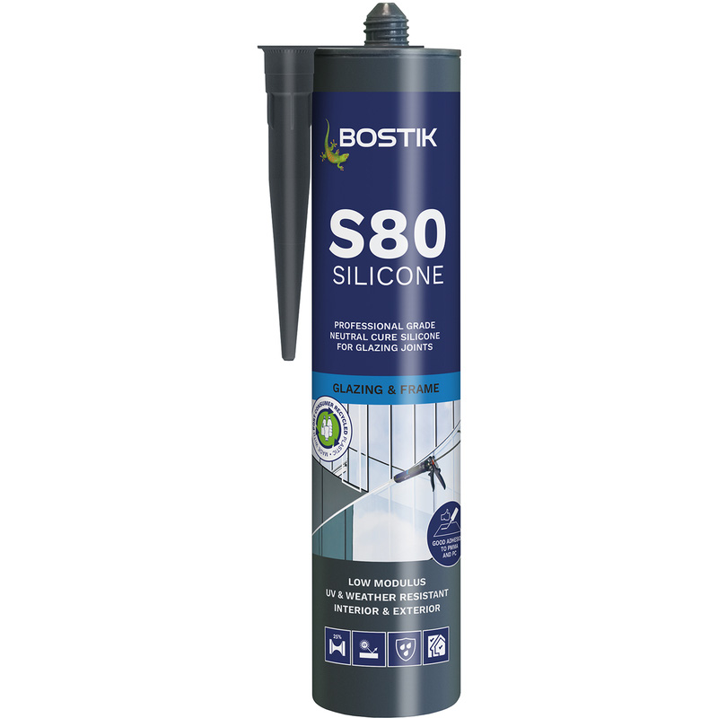 Bostik S80 Glazing Silicone Sealant 310ml in White Price Comparisons | Compare The Build