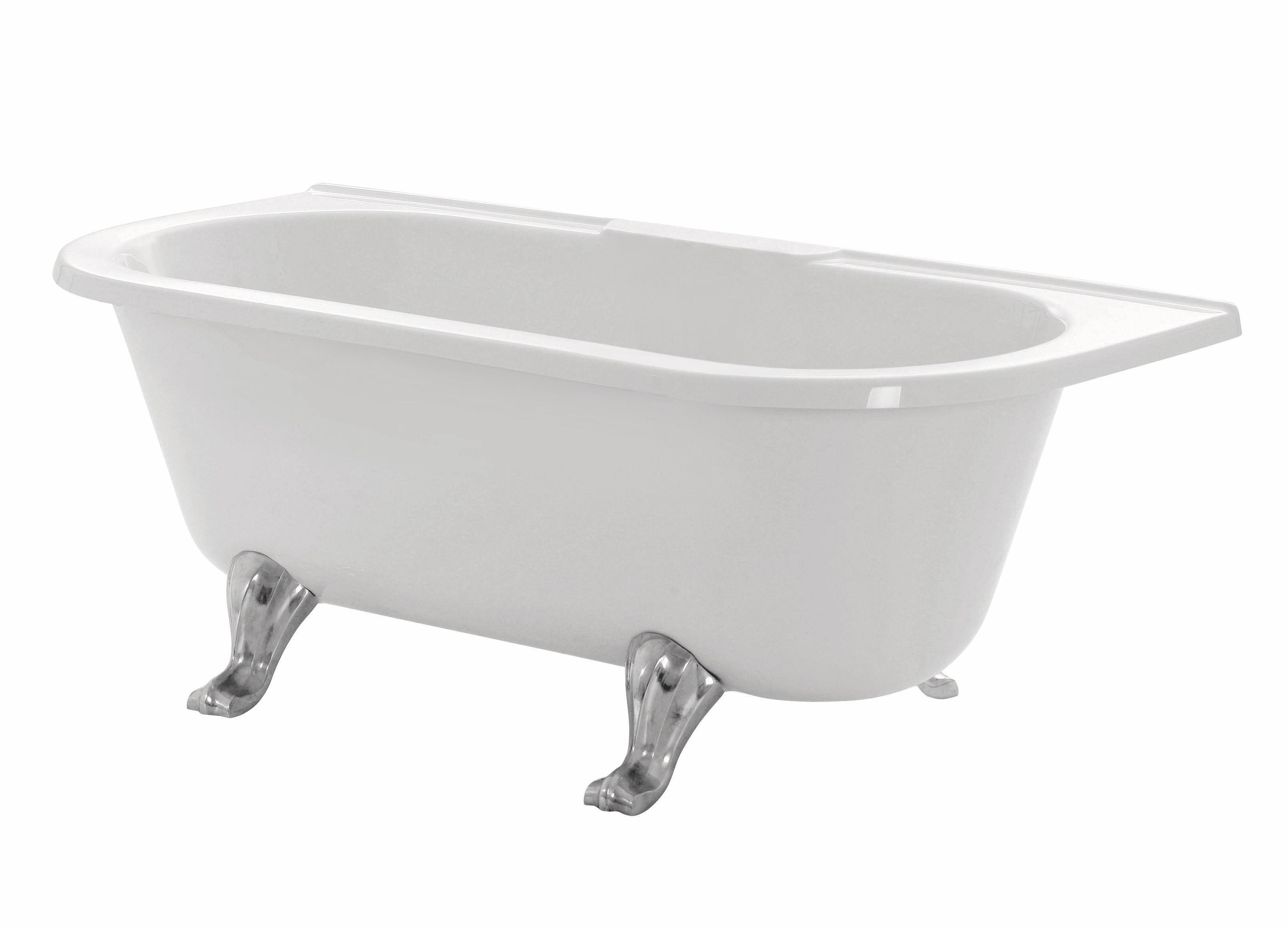 Cooke & Lewis Duchess Acrylic Oval White Freestanding 0 Tap Hole Bath (L)1675mm (W)740mm Price Comparisons | Compare The Build