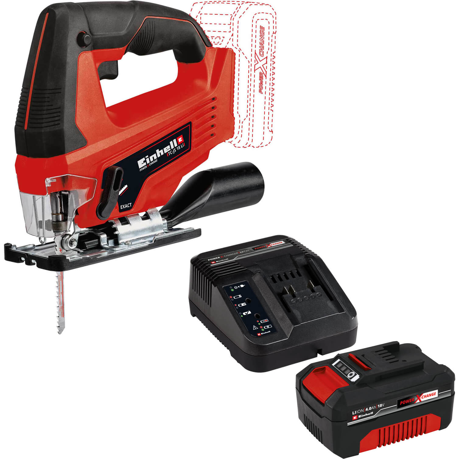 Einhell TC-JS 18 Li 18v Cordless Jigsaw 1 x 4ah Li-ion Charger No Case Price Comparisons | Compare The Build