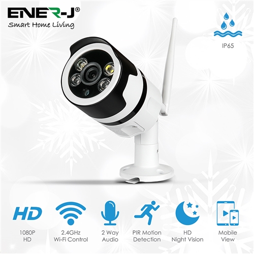 Ener-J Smart Wi-Fi Outdoor Bullet IP Camera, 1080P HD Price Comparisons | Compare The Build