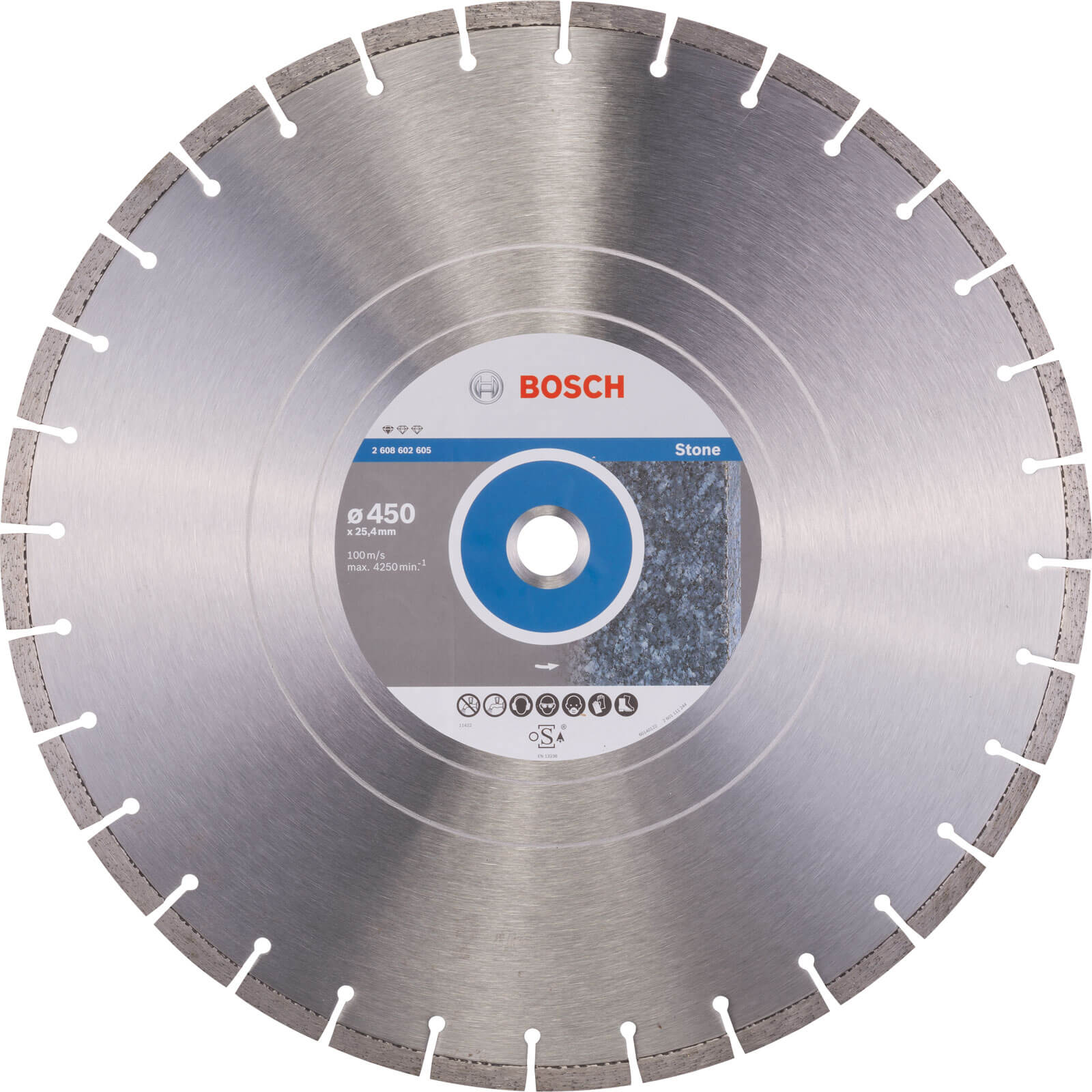 Bosch Standard Diamond Disc for Stone 450mm Price Comparisons | Compare The Build