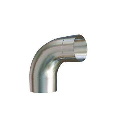 Lindab Steel Guttering Round 85dg Pipe Bend 100mm Painted Antique White Galvanised Steel BM85100WT Price Comparisons | Compare The Build