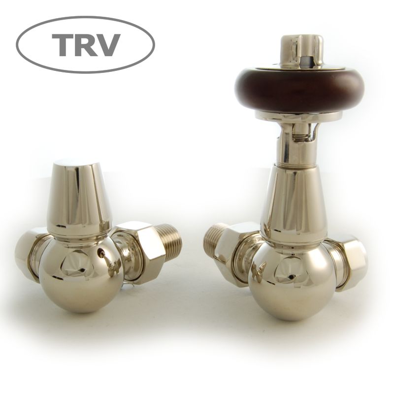 West Thermostatic Valves, Faringdon, Polished Nickel Corner - 10mm Price Comparisons | Compare The Build