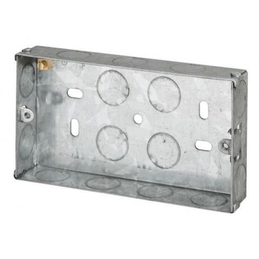 Appleby 2 Gang Flush Metal Back Box 25 mm SB665 Price Comparisons | Compare The Build