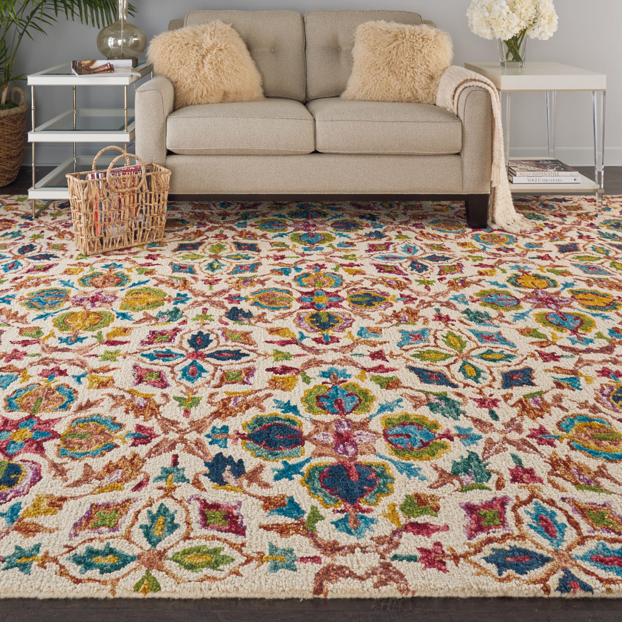 Vibrant 3 Rug Multi-Coloured/Natural Price Comparisons | Compare The Build