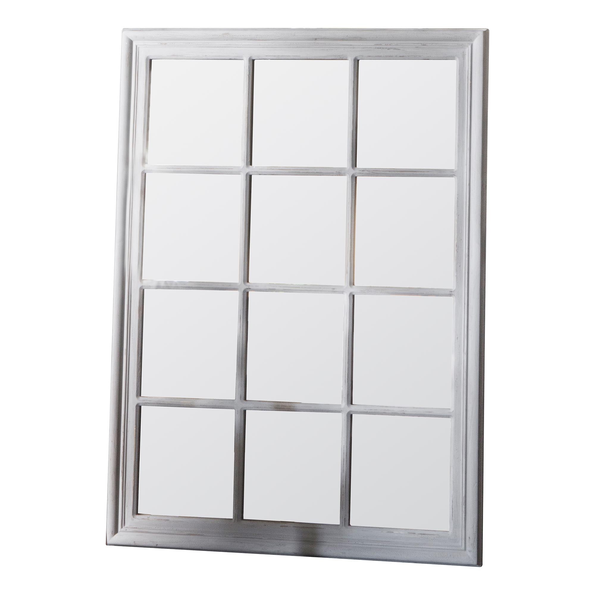 Lenox Wall Mirror, 95x130cm White Price Comparisons | Compare The Build