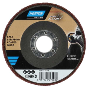 Norton Rapid Strip Non Woven Sanding Disc for Paint and Varnish - 115mm Price Comparisons | Compare The Build