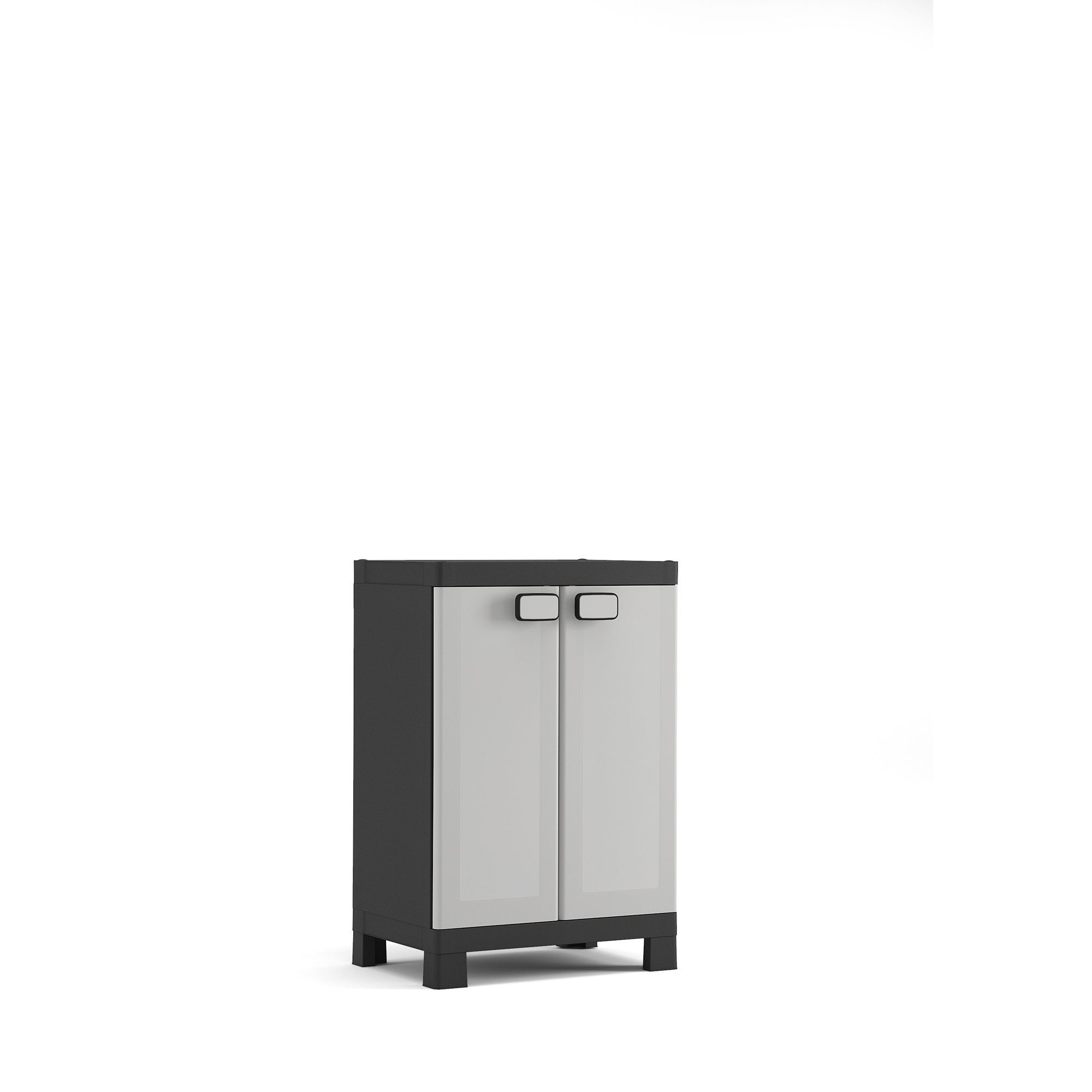 Kis Concepto 2 Shelf Polypropylene Low Storage Cabinet Price Comparisons | Compare The Build