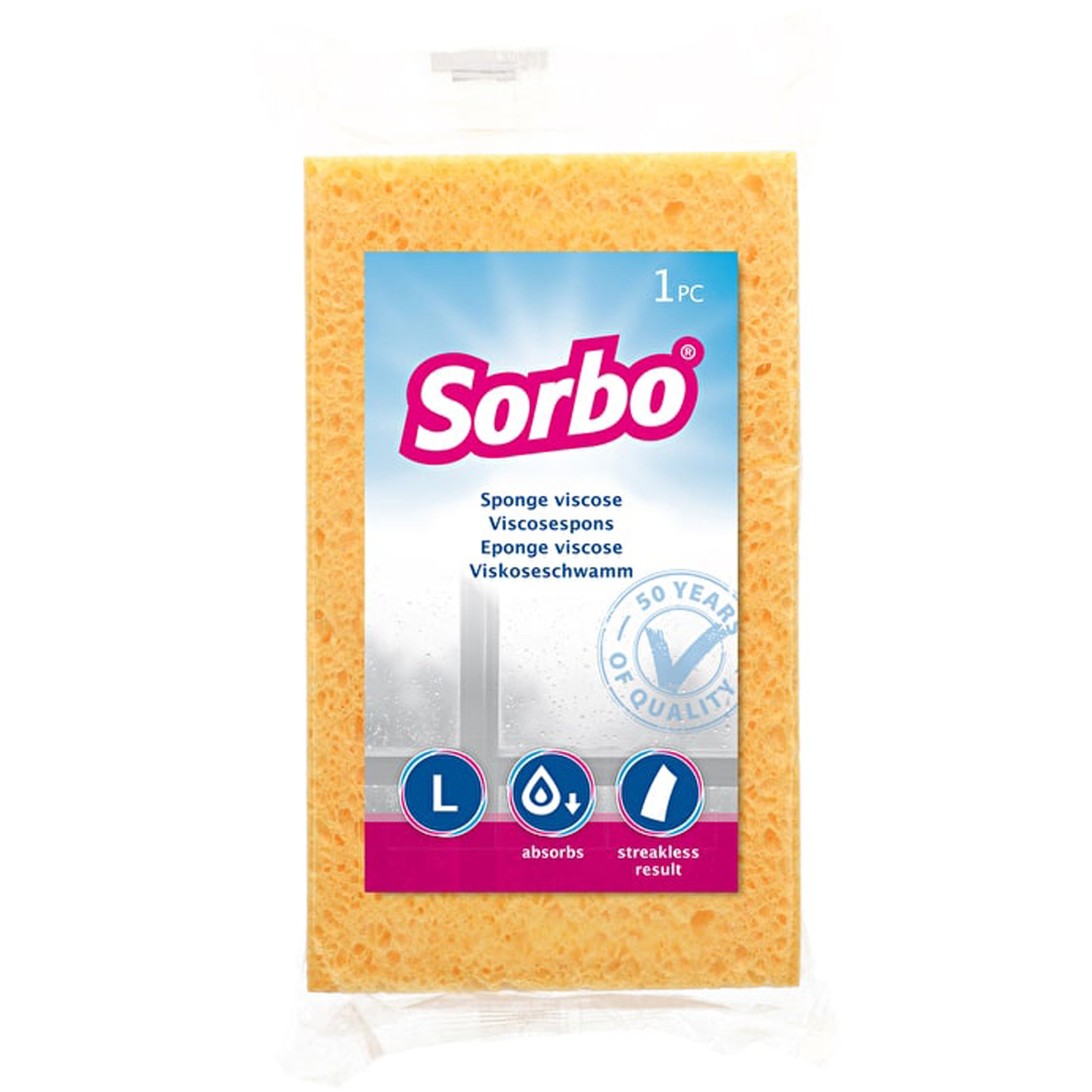 Sorbo Large Viscose Sponge Yellow | Compare The Build