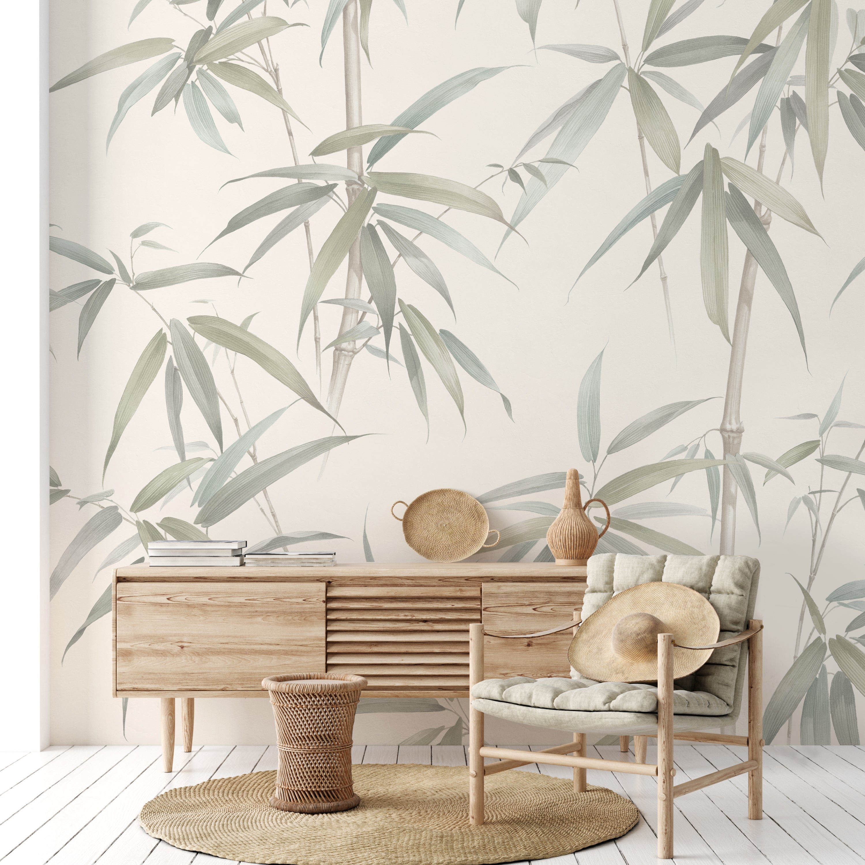 Bamboo Mural Green/Brown Price Comparisons | Compare The Build