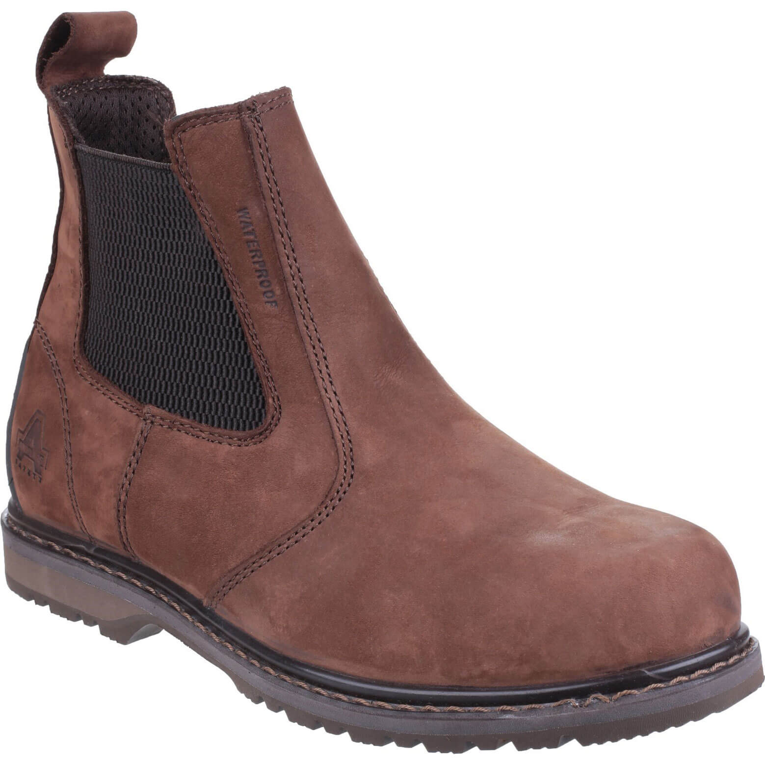 Amblers Mens Safety As148 Sperrin Lightweight Waterproof Pull On Dealer Safety Boots Brown Size 12 Price Comparisons | Compare The Build