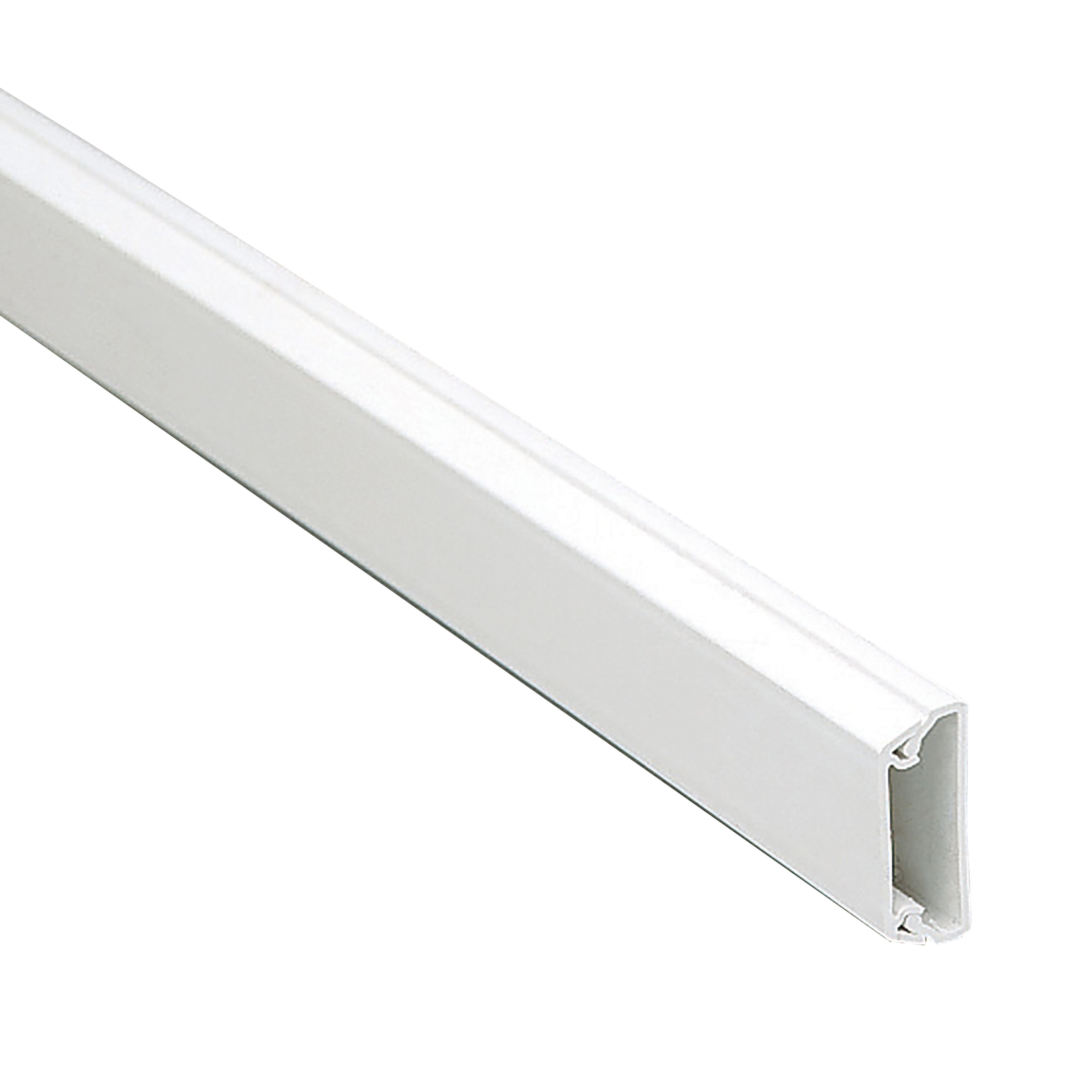 Mk White Square Mini Trunking,(W)40mm (L)2M Price Comparisons | Compare The Build