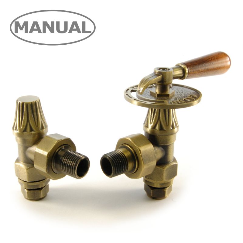 West Manual Valves, Abbey Lever, Old English Brass Angled - 8mm Price Comparisons | Compare The Build