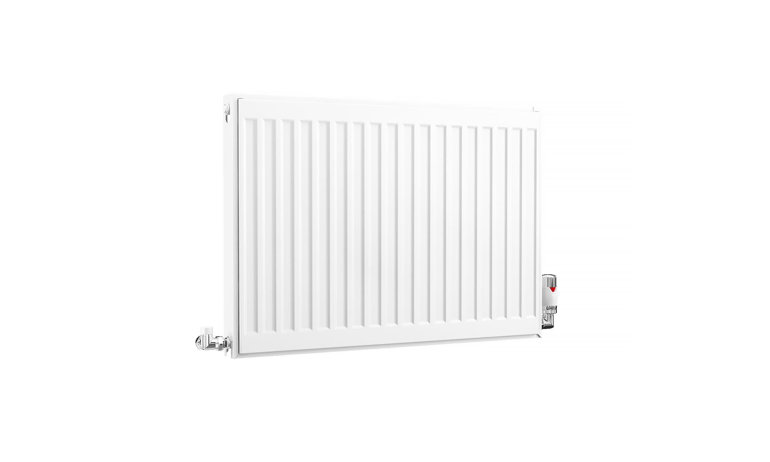 Kartell K-Rad Compact Horizontal Radiator, White, 500mm x 700mm - Double Panel, Single Convector Price Comparisons | Compare The Build