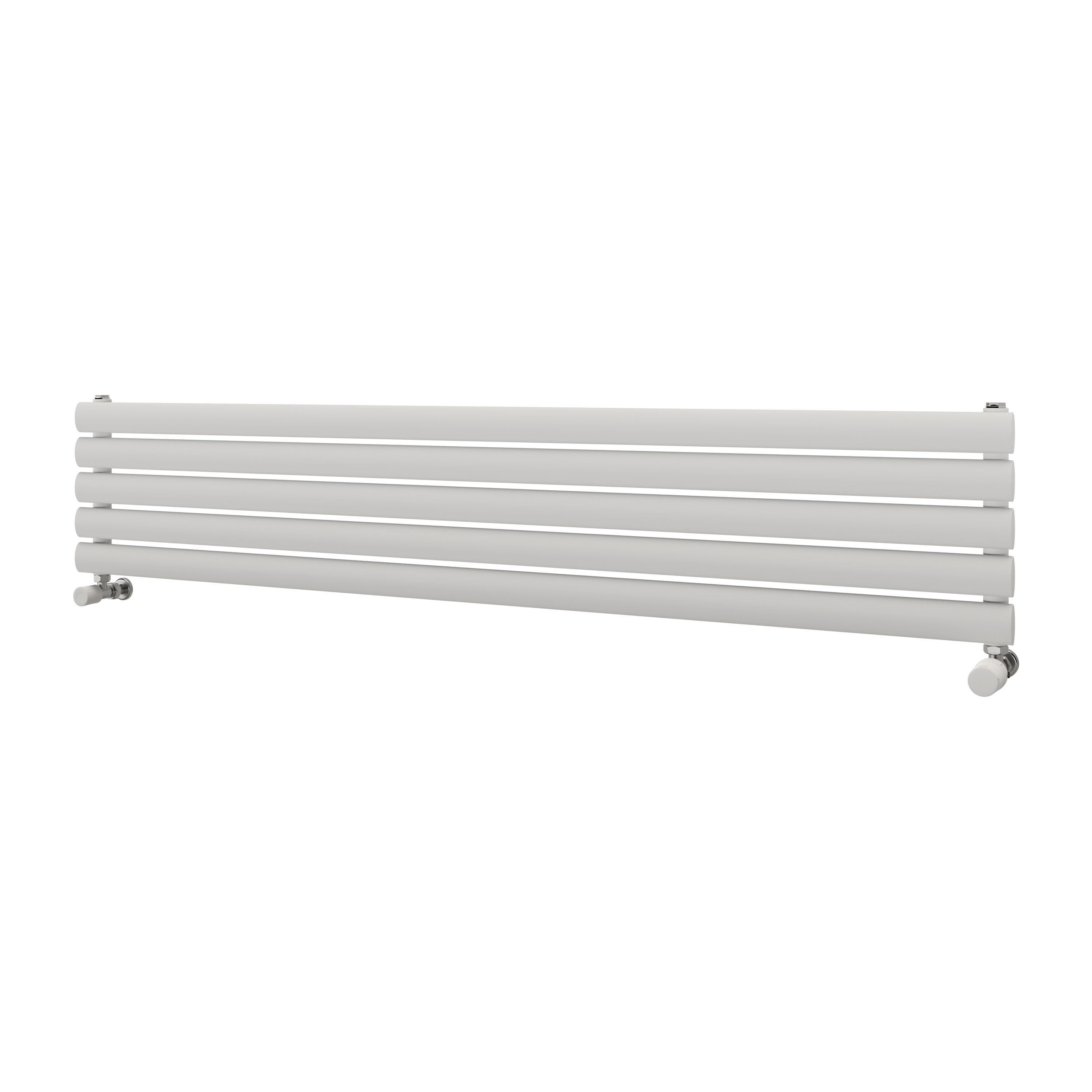 Ximax Champion Satin White Horizontal Designer Radiator, (W)1500mm X (H)294mm | Compare The Build