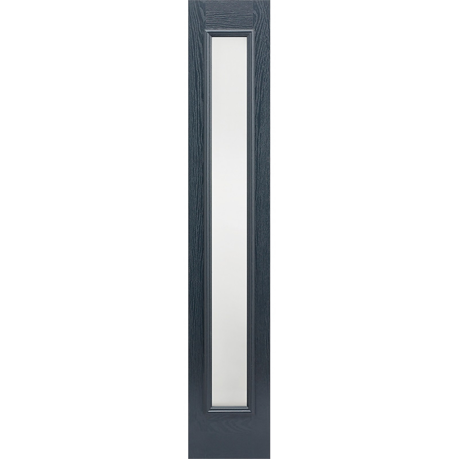 Frosted External Glazed Anthracite Grey GRP 1 Lite Sidelight - 356 x 2032mm Price Comparisons | Compare The Build