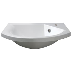Duarti By Calypso Belmont Semi Recessed Cast Marble Slimline Basin - 500mm Price Comparisons | Compare The Build