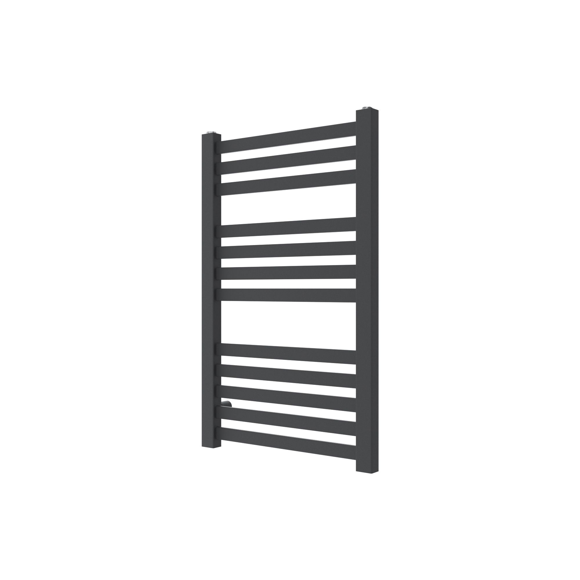 GoodHome Aspley, Anthracite Vertical Flat Towel Radiator (W)480mm X (H)750mm Price Comparisons | Compare The Build