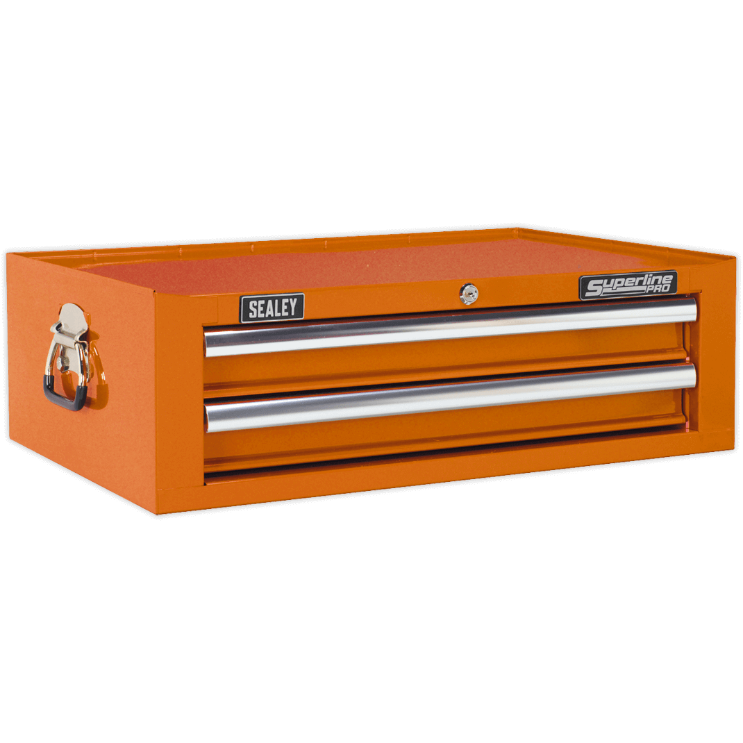 Sealey Superline Pro 2 Drawer Mid Tool Chest Orange Price Comparisons | Compare The Build