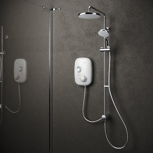 Mira Event XS Dual Outlet Thermostatic Power Shower - White Chrome | Compare The Build