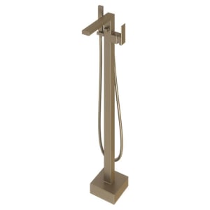 Ashton Floor Standing Bath Shower Mixer Tap - Brushed Nickel Price Comparisons | Compare The Build