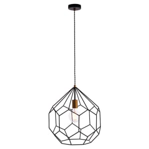 Deco Pendant Light Matt Black Price Comparisons | Compare The Build