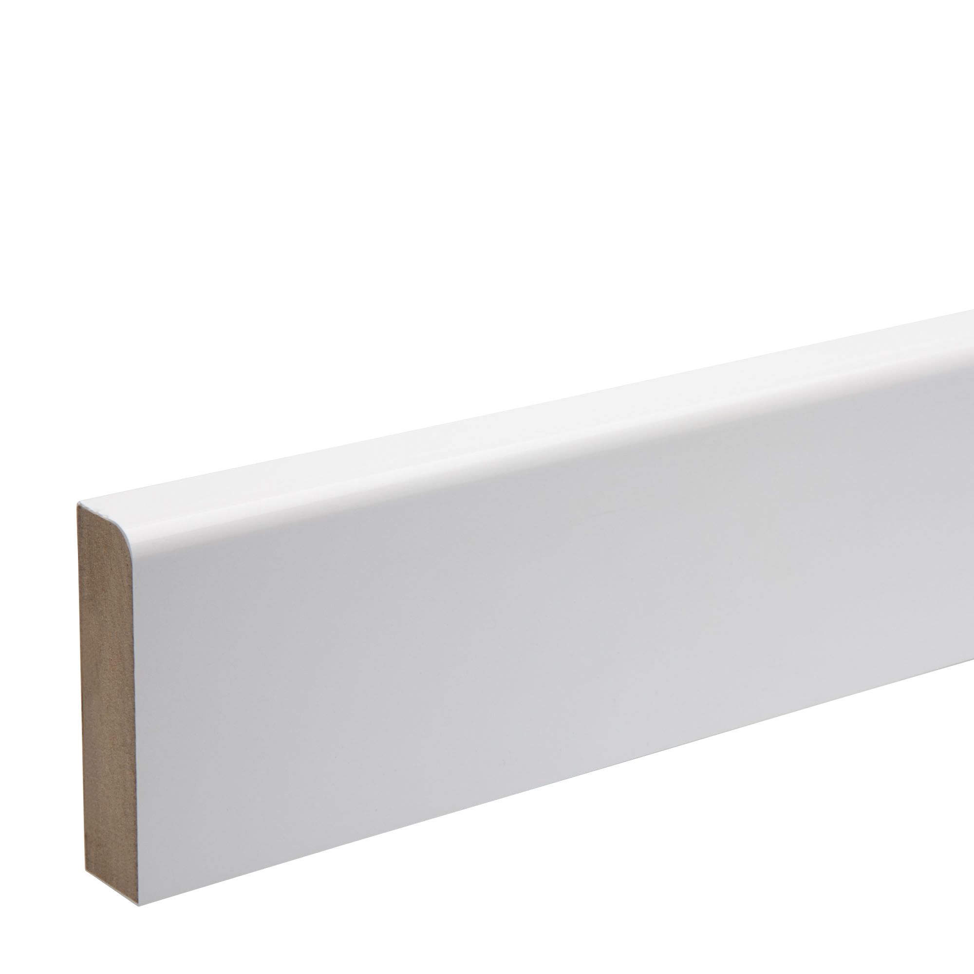 KOTA White MDF Rounded Softwood Architrave (L)2.18m (W)69mm (T)18mm, Pack of 5 | Compare The Build