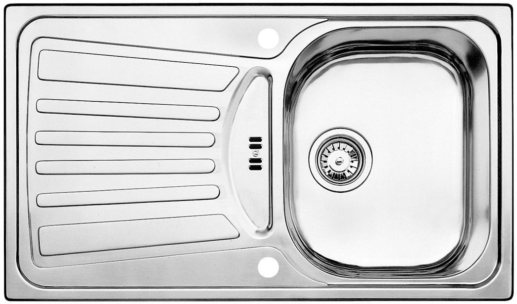 Blanco Plus 1 Bowl Polished Stainless Steel Sink & Drainer Price Comparisons | Compare The Build