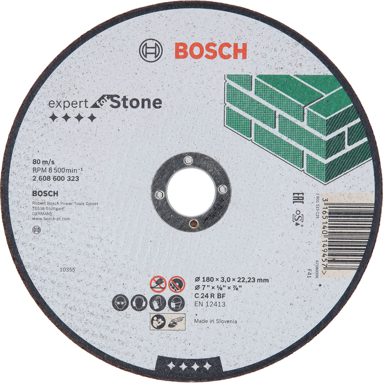 Bosch C24R BF Flat Stone Cutting Disc 180mm Price Comparisons | Compare The Build