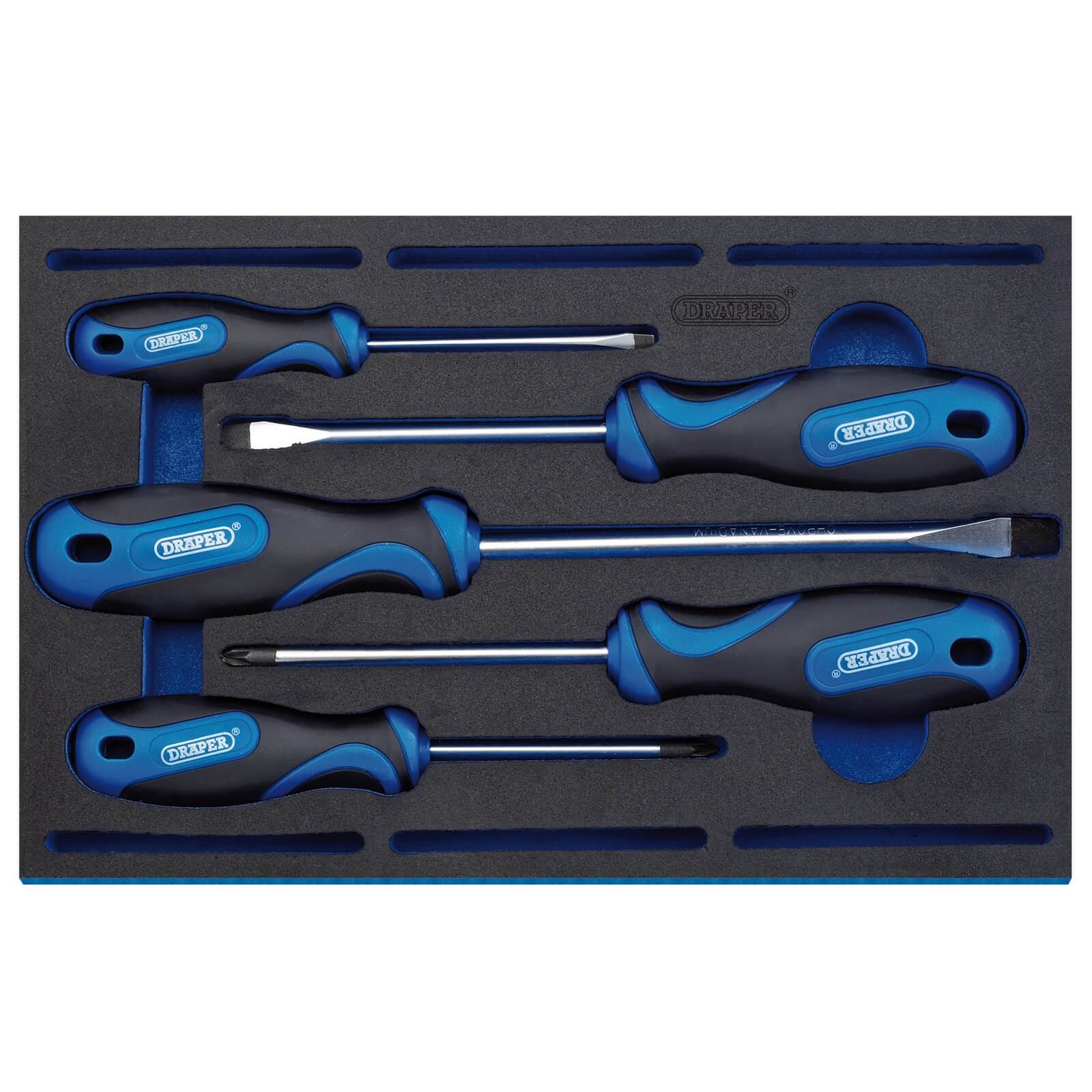 Draper 5 Piece Soft Grip Screwdriver Set In Eva Insert Tray Price Comparisons | Compare The Build