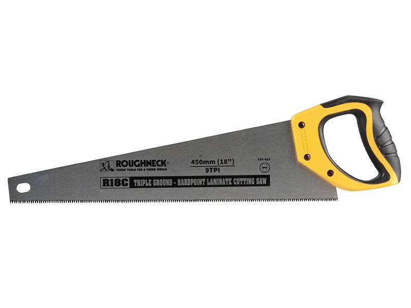 Roughneck ROU34455 Hardpoint Laminate Cutting Saw 450mm (18in) 9 TPI Price Comparisons | Compare The Build