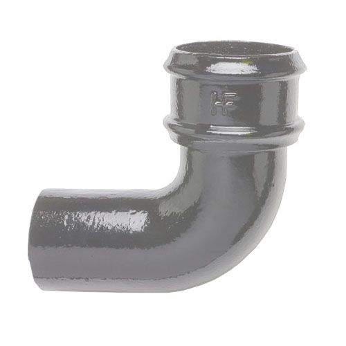 Cast Iron Round Downpipe 92.5dg Bend 150mm - Primed Finish Hargreaves Foundry R6020 Price Comparisons | Compare The Build