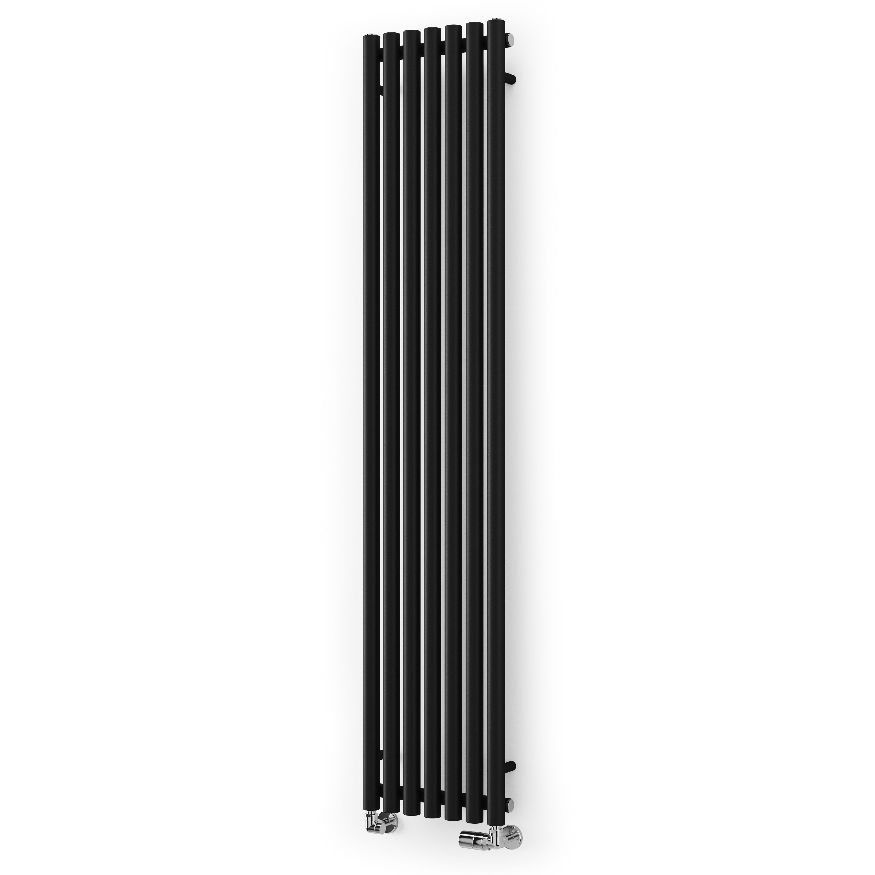 Terma Rolo Room Matt Black Horizontal Or Vertical Designer Radiator, (W)370mm X (H)1800mm Price Comparisons | Compare The Build