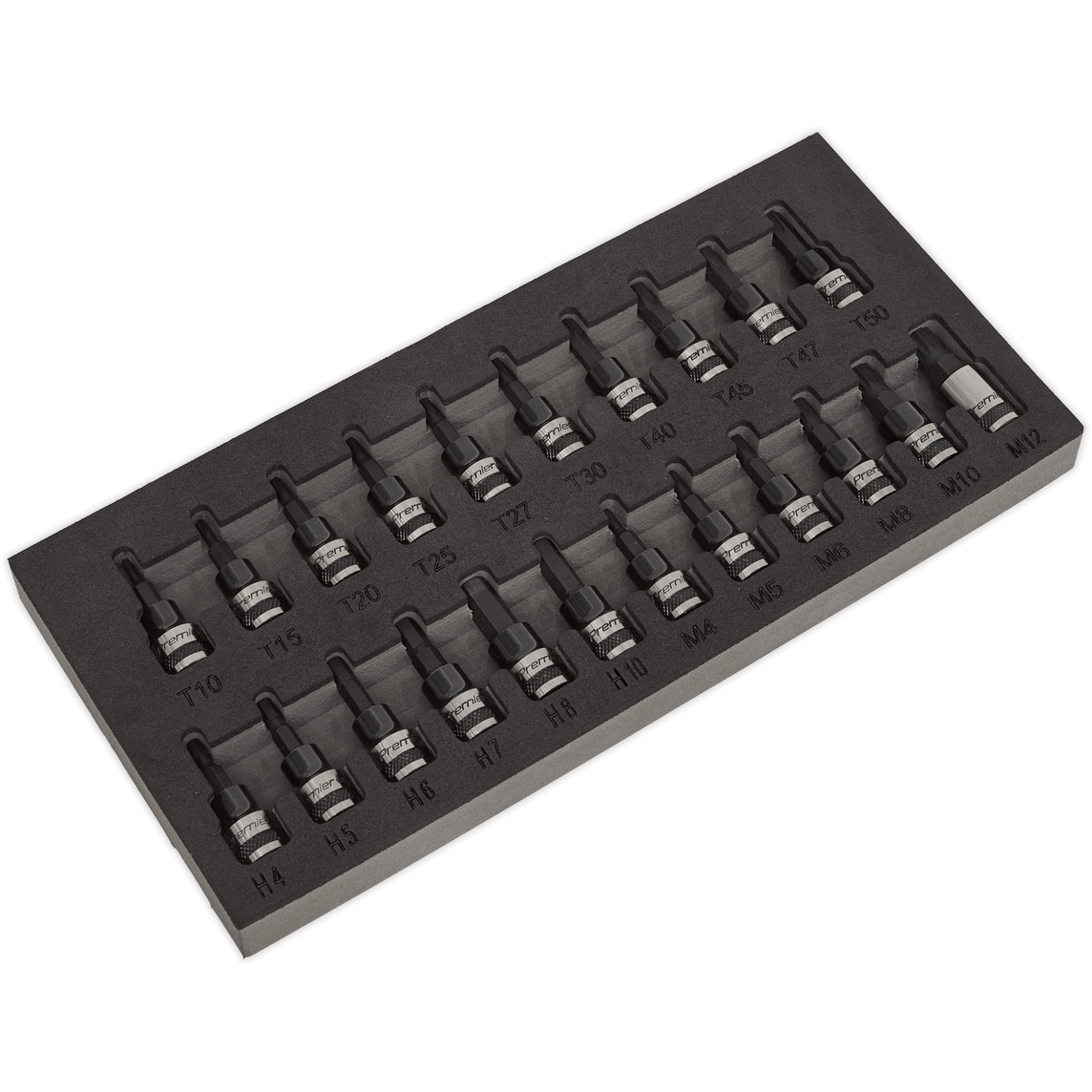 Sealey Premier 22 Piece 3/8" Drive Torx, Hex and Spline Socket Bit Set 3/8" Price Comparisons | Compare The Build