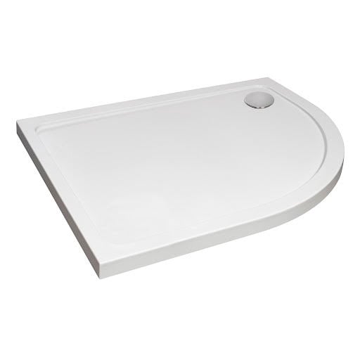Luxura Stone Resin Low Profile Offset Quadrant Shower Tray - 1000 x 800mm Right Hand Price Comparisons | Compare The Build