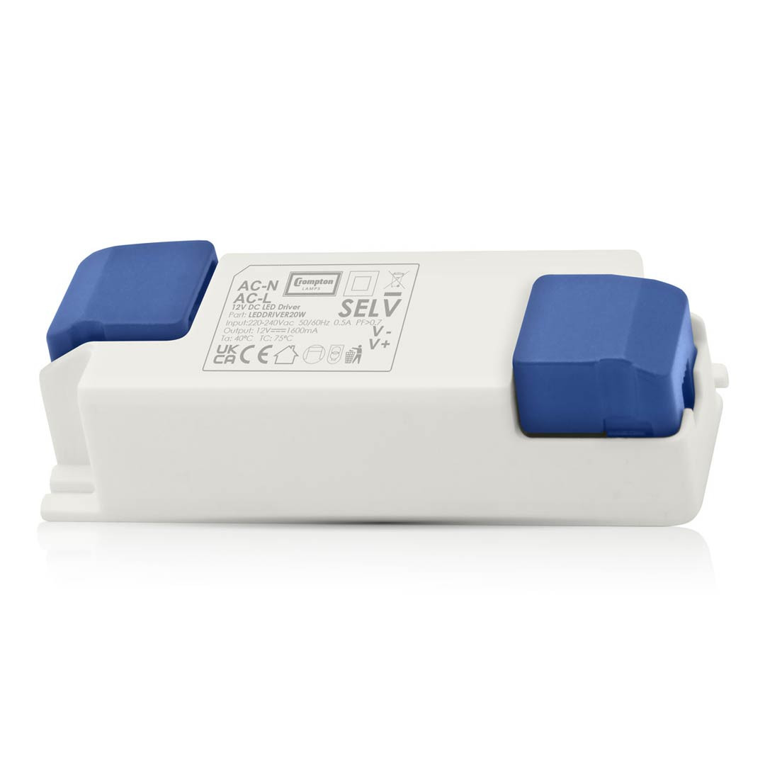 Crompton LED Driver 12V Constant Voltage 20W Price Comparisons | Compare The Build