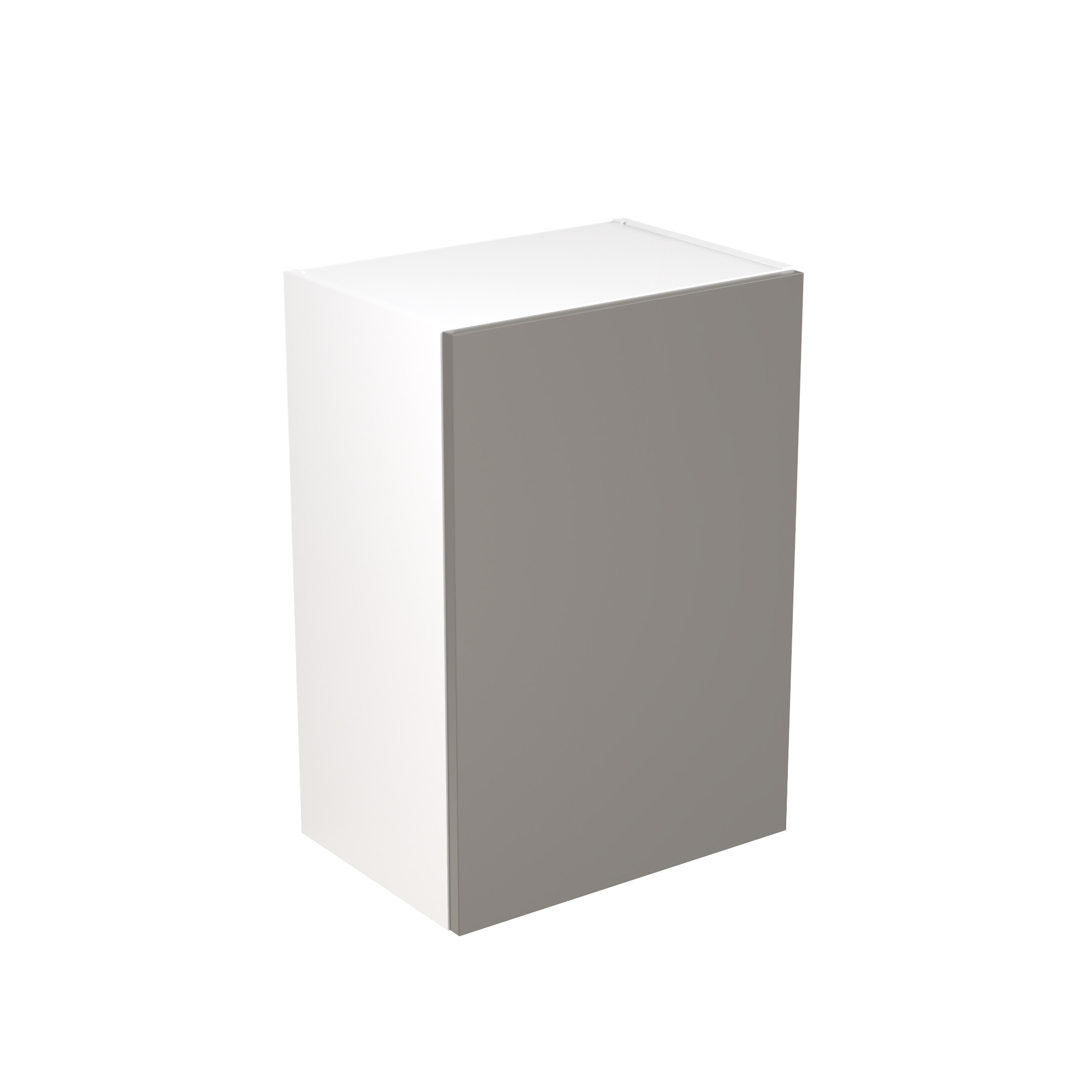 Flatpack Wall Unit Super Gloss Dust Grey Slab 500mm - FKKF0313 Price Comparisons | Compare The Build