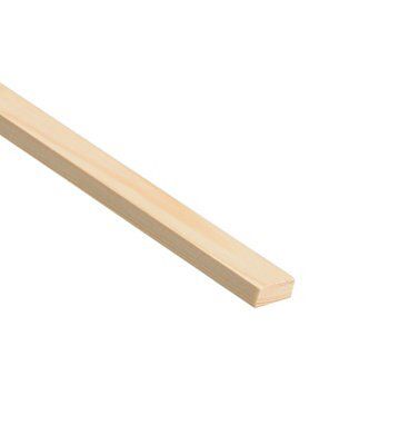 Cheshire Mouldings Smooth Pine Planed Square Edge Moulding (L)2.4M (W)25mm (T)10.5mm Price Comparisons | Compare The Build