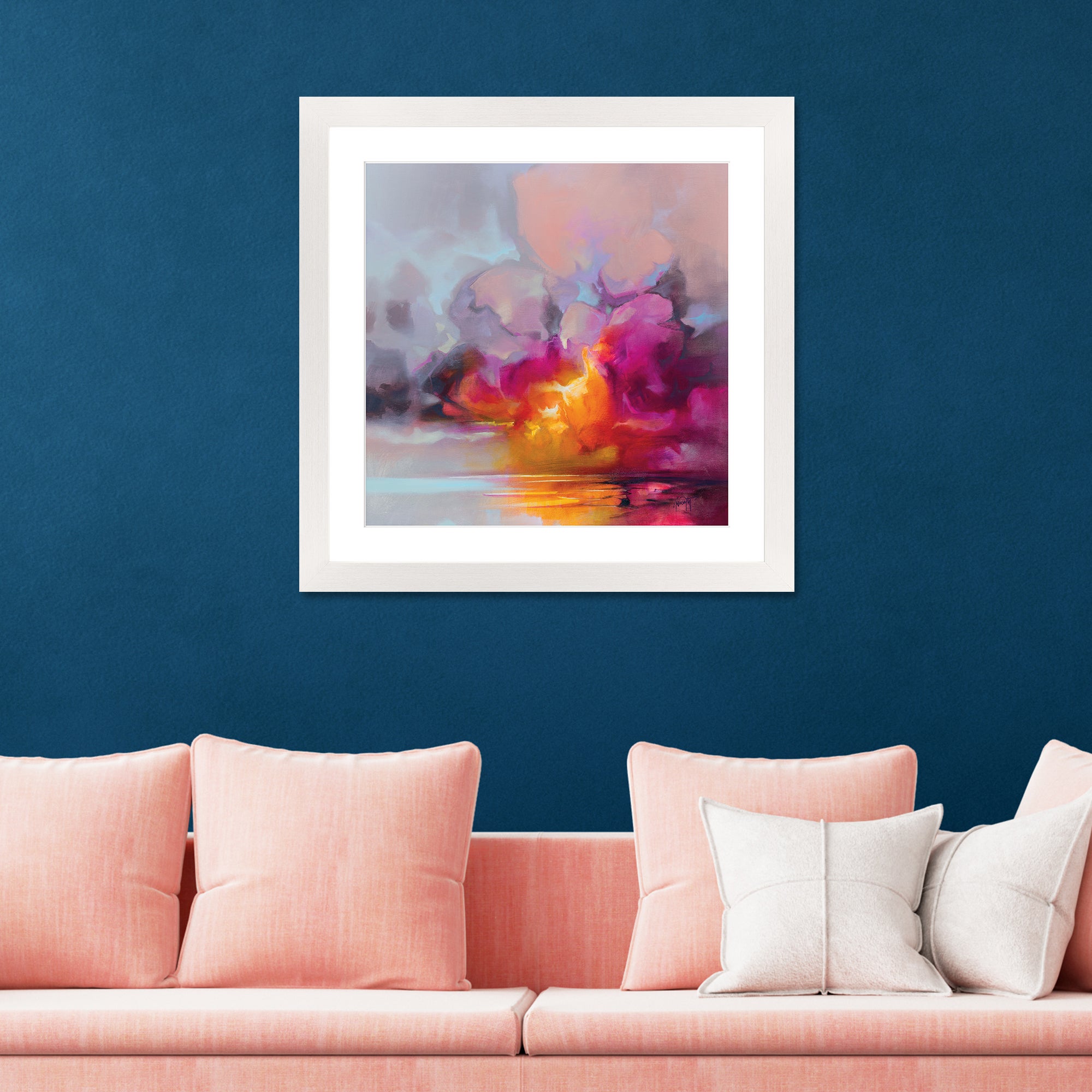 The Art Group Cumulus Cluster Framed Print MultiColoured Price Comparisons | Compare The Build