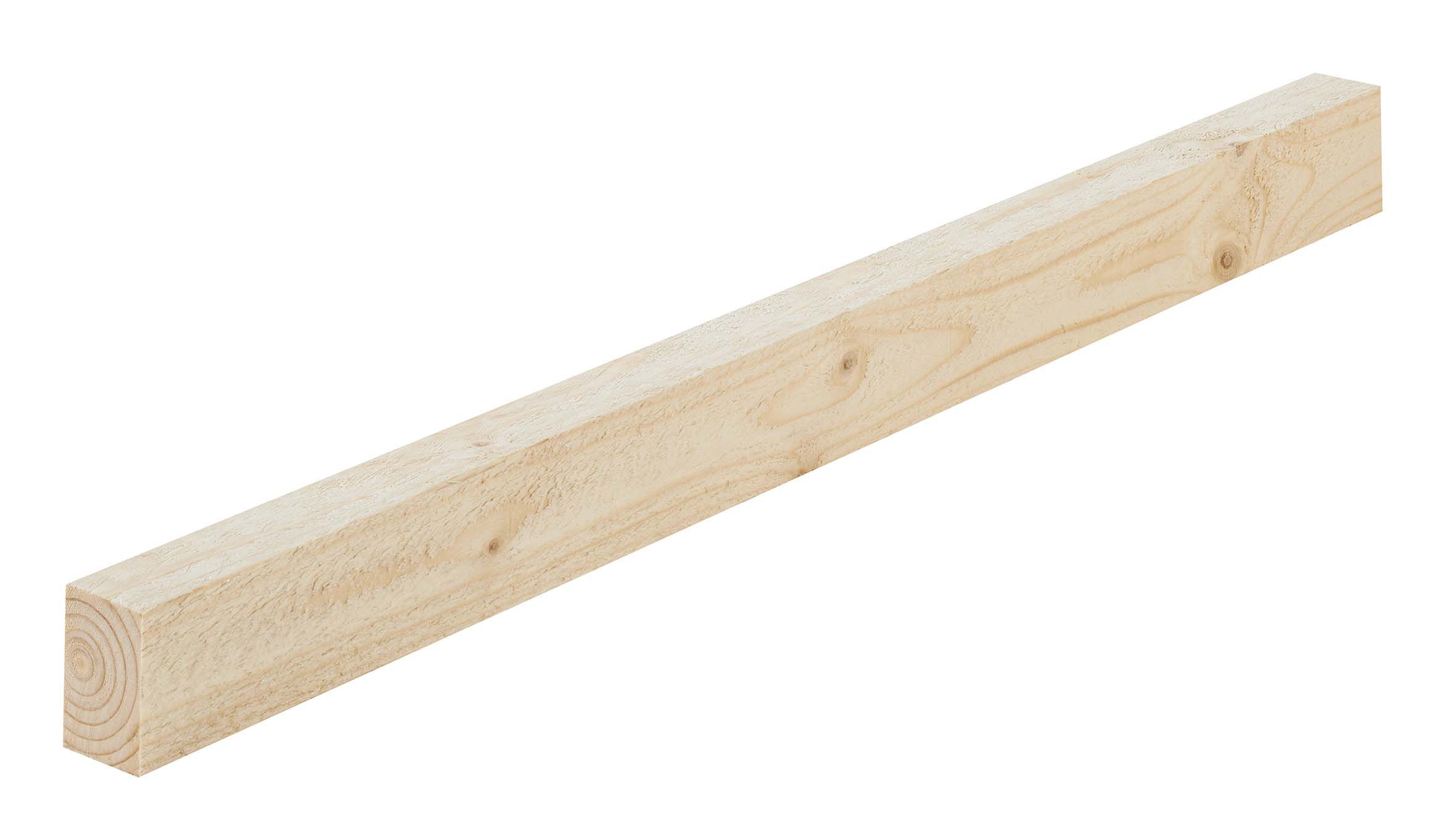 Rough Sawn Whitewood Spruce Timber (L)2.4M (W)20mm (T)15mm, Pack Of 8 Price Comparisons | Compare The Build