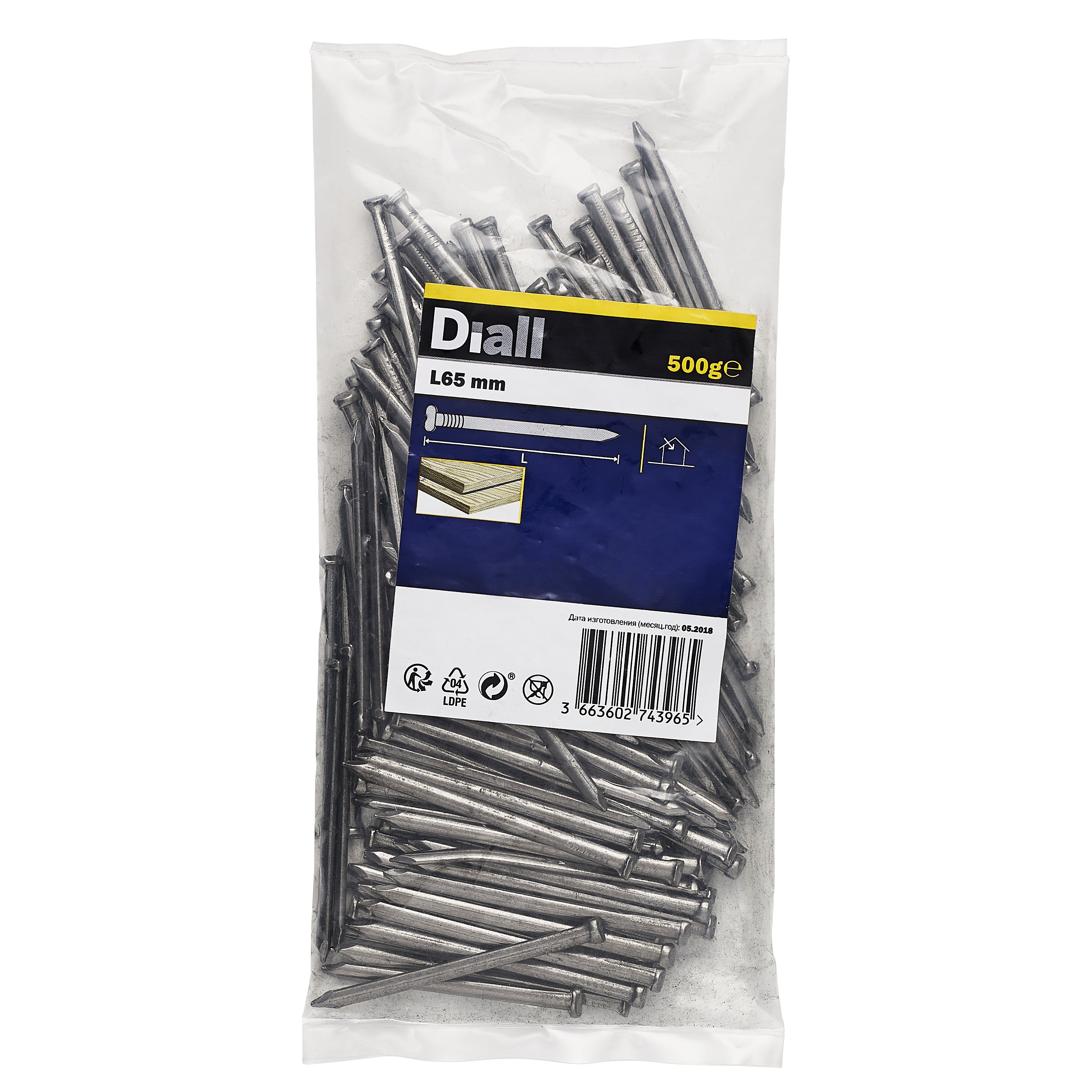 Diall Oval Nail (L)65mm 500G Price Comparisons | Compare The Build