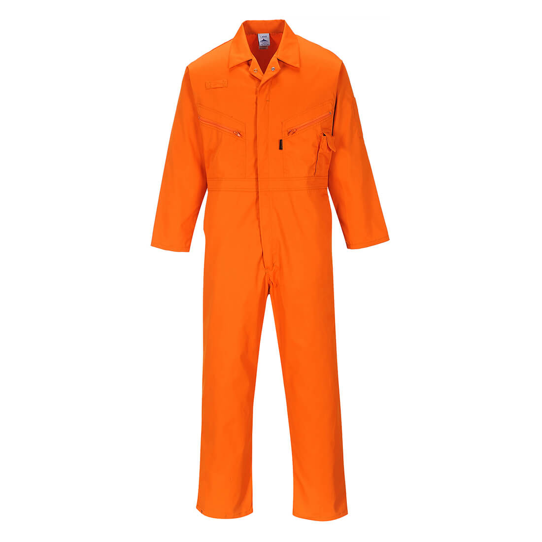 Portwest Liverpool Zip Coverall Orange 2XL 31" | Compare The Build