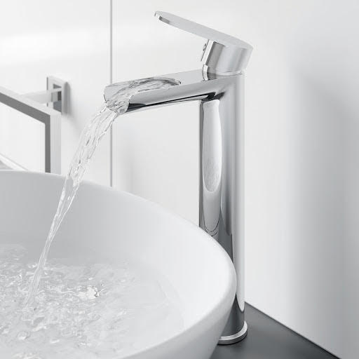 Architeckt Edsberg High Rise Basin Mixer Waterfall Tap Price Comparisons | Compare The Build